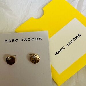 New Marc Jacobs Gold Stud Earrings,Price is Firm